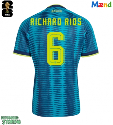 Colombia Richard Rios #6 Replika Udebanetrøje VM 2026 Kortærmet
